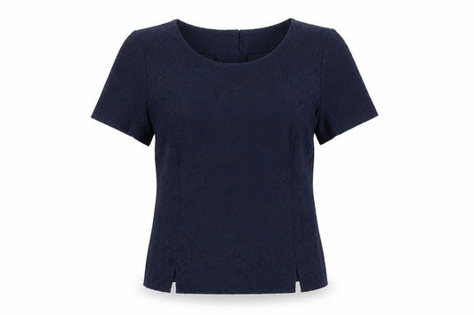 Womens UK Size 12 Paraphrase Blue Basic Blouse