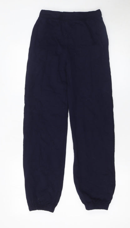 Girls UK Size 13-14 Years SoulCal & Co Regular Fit Jogger Blue Trousers