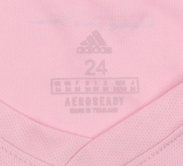 Adidas Boys Pink Inter Miami Messi 10 Football Jersey 8 Years
