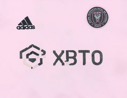 Adidas Boys Pink Inter Miami Messi 10 Football Jersey 8 Years