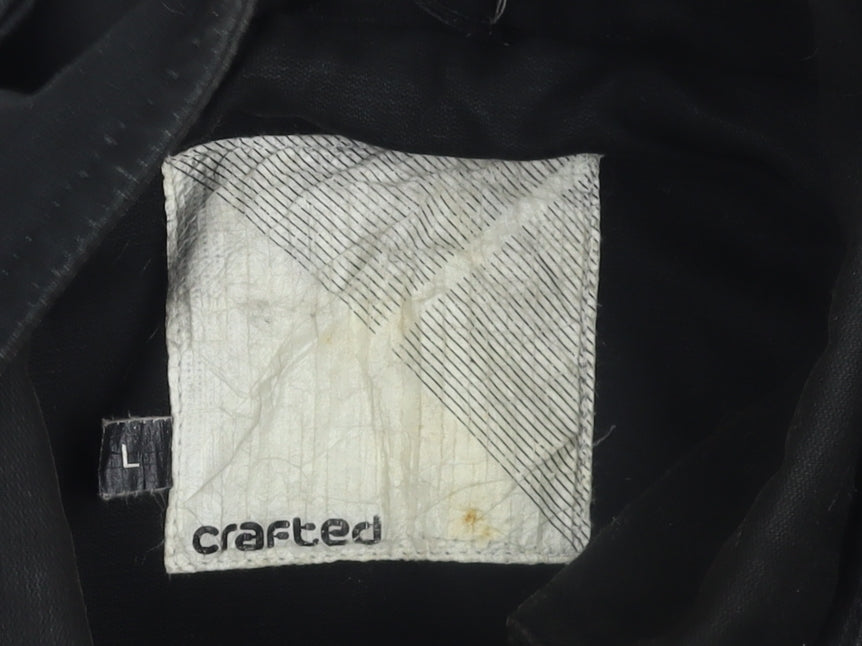 Mens UK Size L Crafted Black Military Jacket