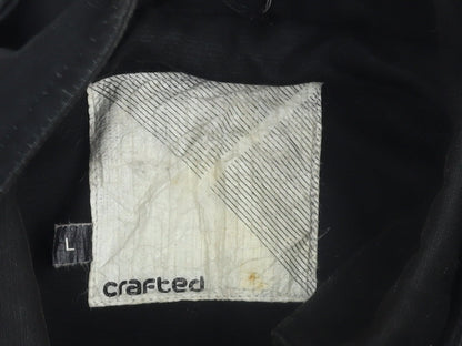 Mens UK Size L Crafted Black Military Jacket