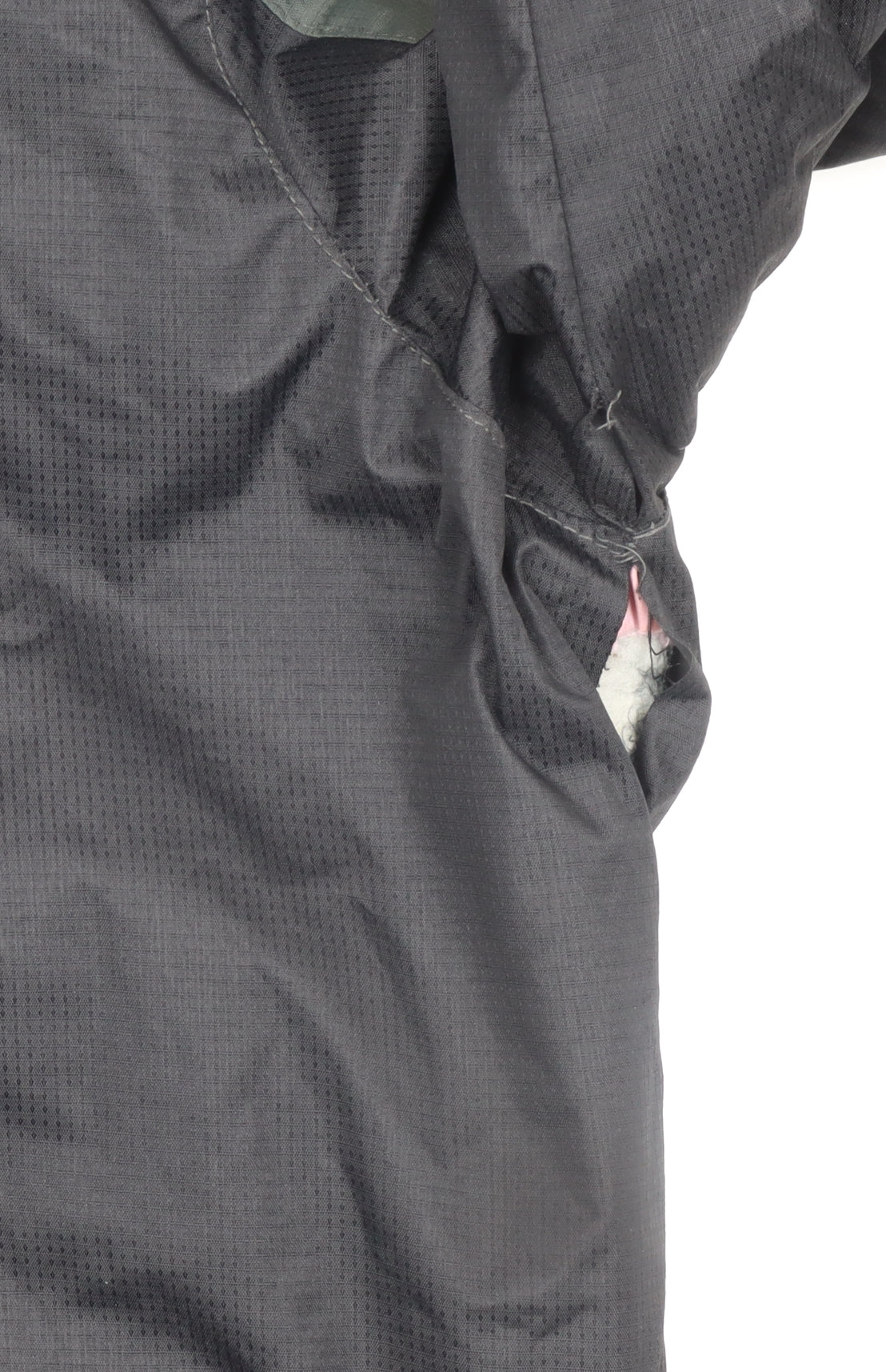 Mens UK Size L Charles Norton Black Windbreaker Coat
