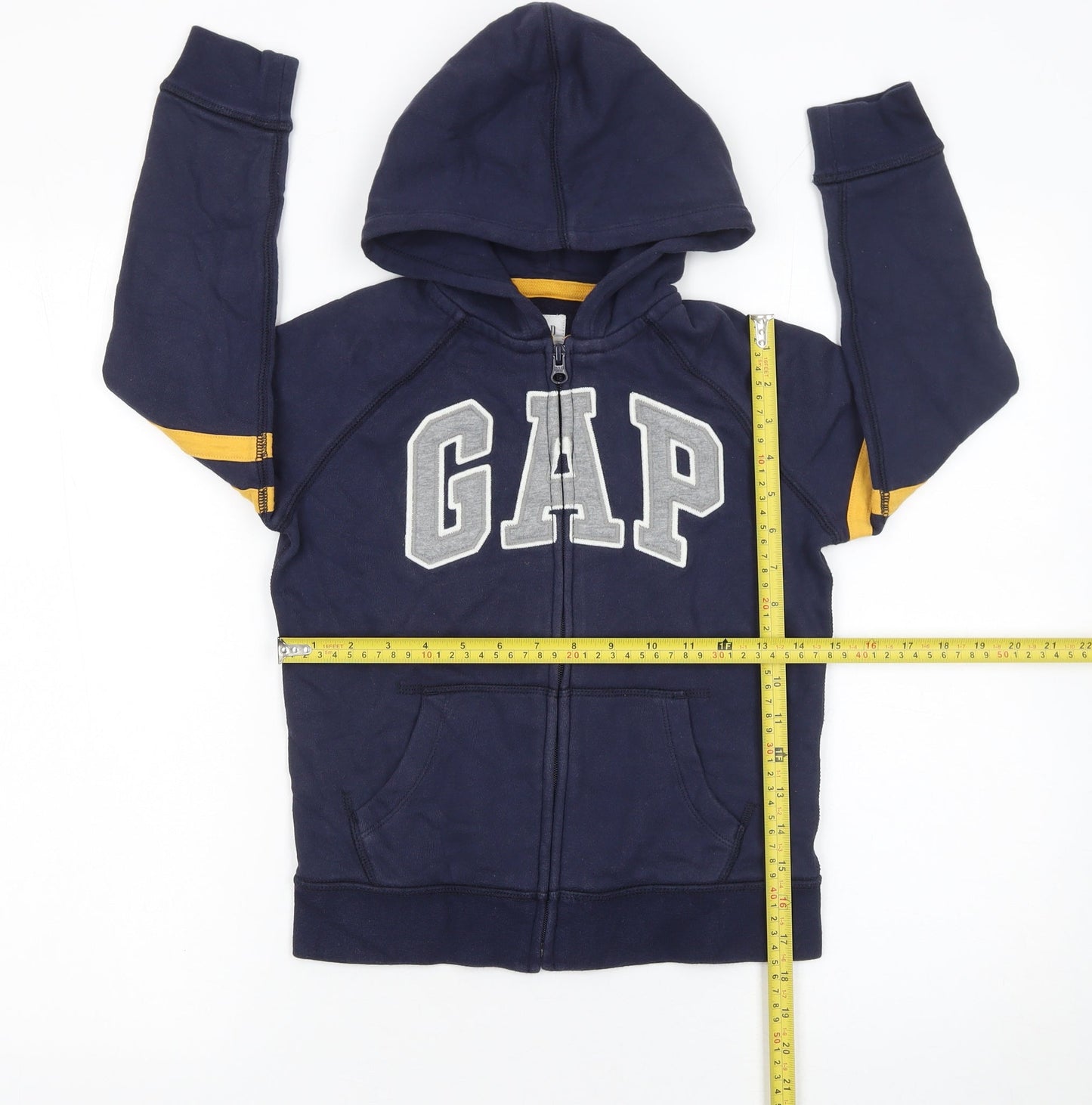 Boys UK Size 6-7 Years Gap Blue Full Zip Hoodie