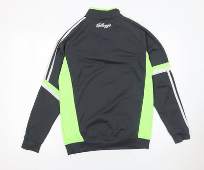 Masita Boys Black 5-6 Years 1/4 Zip Sports Sweatshirt Pullover
