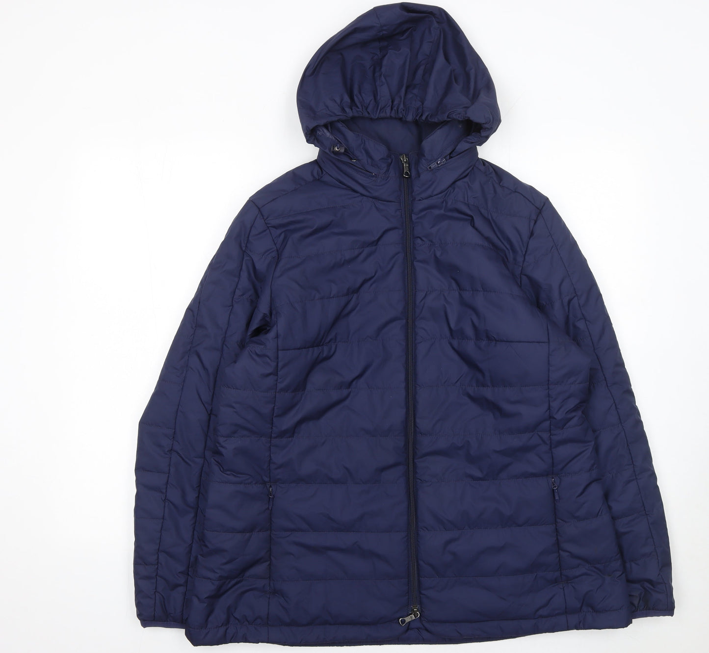 Womens UK Size XL Brooks Brothers Blue Puffer Jacket