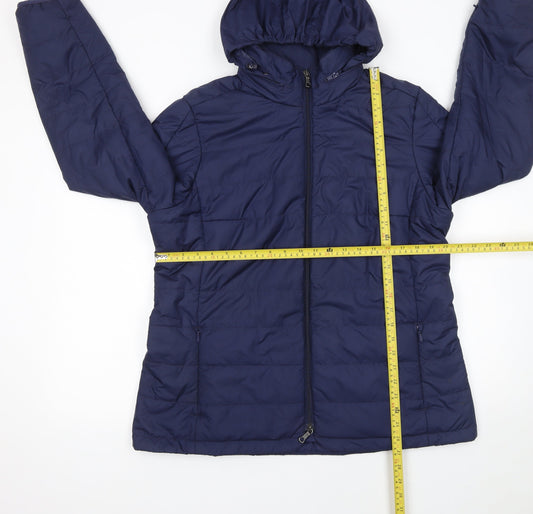 Womens UK Size XL Brooks Brothers Blue Puffer Jacket