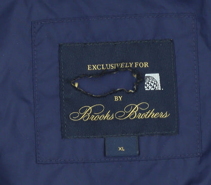 Womens UK Size XL Brooks Brothers Blue Puffer Jacket