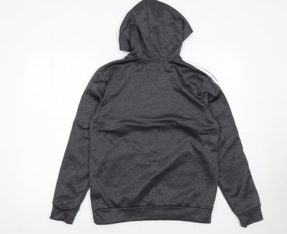 Boys UK Size 13-14 Years adidas Grey Pullover Hoodie
