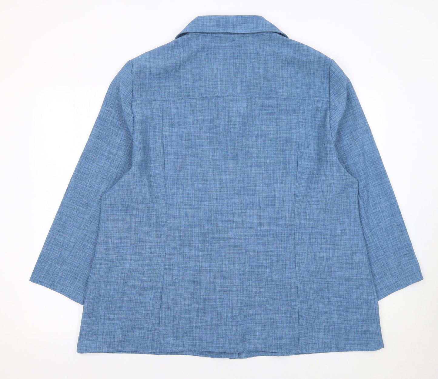 Womens UK Size 22 David Nieper Plus Blue Blazer