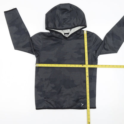 Boys UK Size 8 Years Old Navy Black Pullover Hoodie