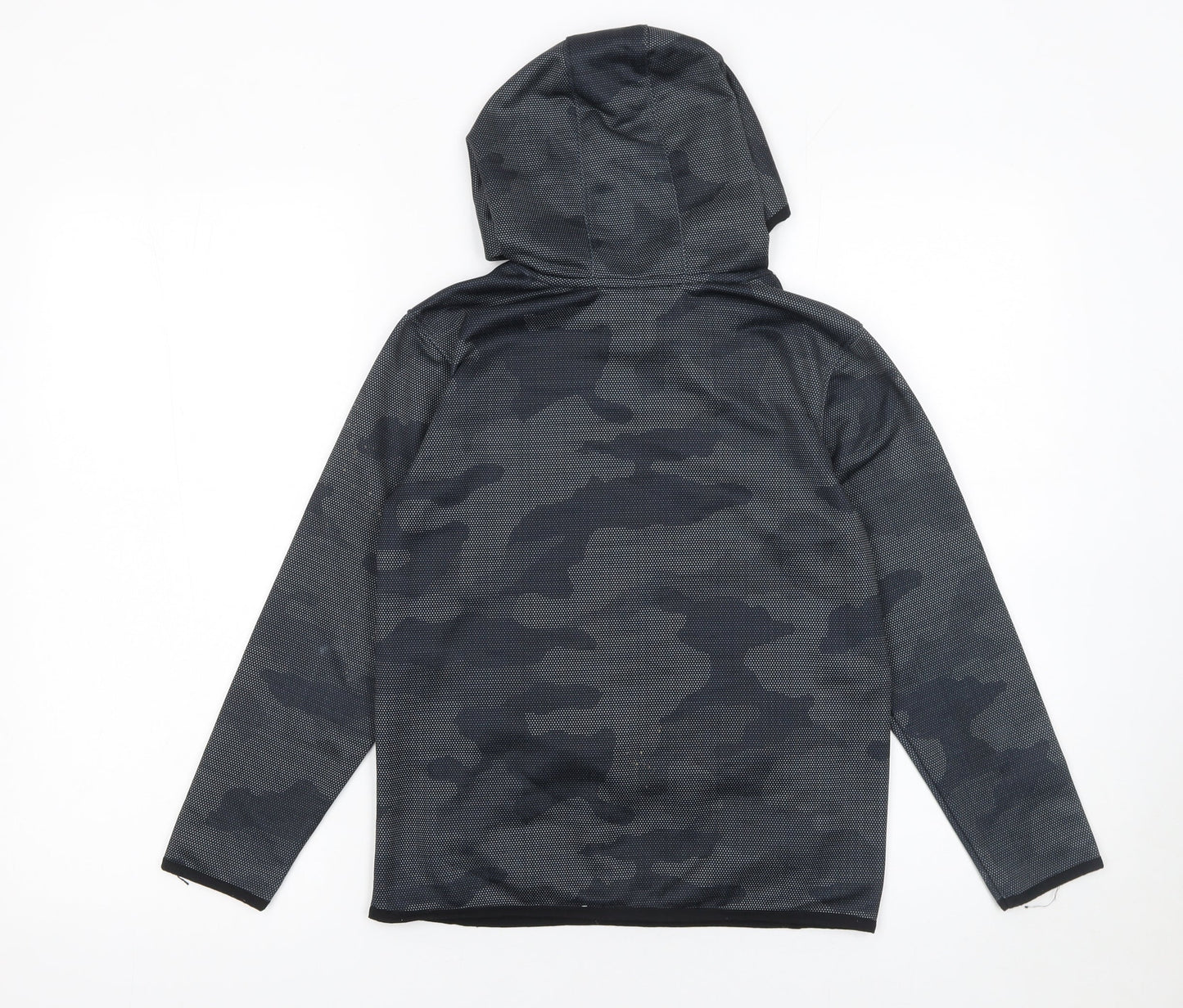 Boys UK Size 8 Years Old Navy Black Pullover Hoodie