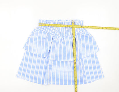 Girls UK Size L Dunnes Stores A-Line Seersucker Skirt