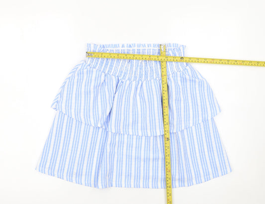 Girls UK Size L Dunnes Stores A-Line Seersucker Skirt