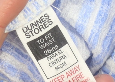 Girls UK Size L Dunnes Stores A-Line Seersucker Skirt
