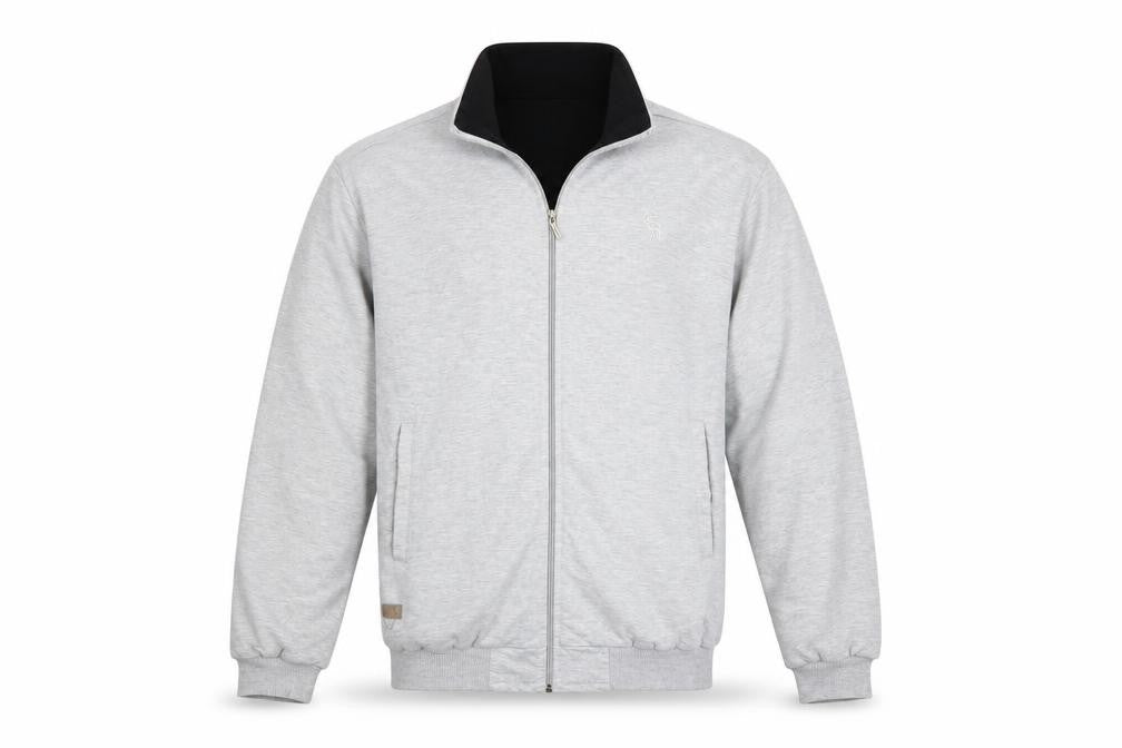Mens UK Size L Abercrombie & Fitch Grey Full Zip Sweatshirt