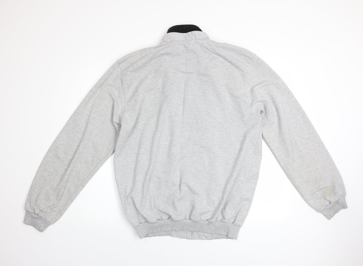 Mens UK Size L Abercrombie & Fitch Grey Full Zip Sweatshirt