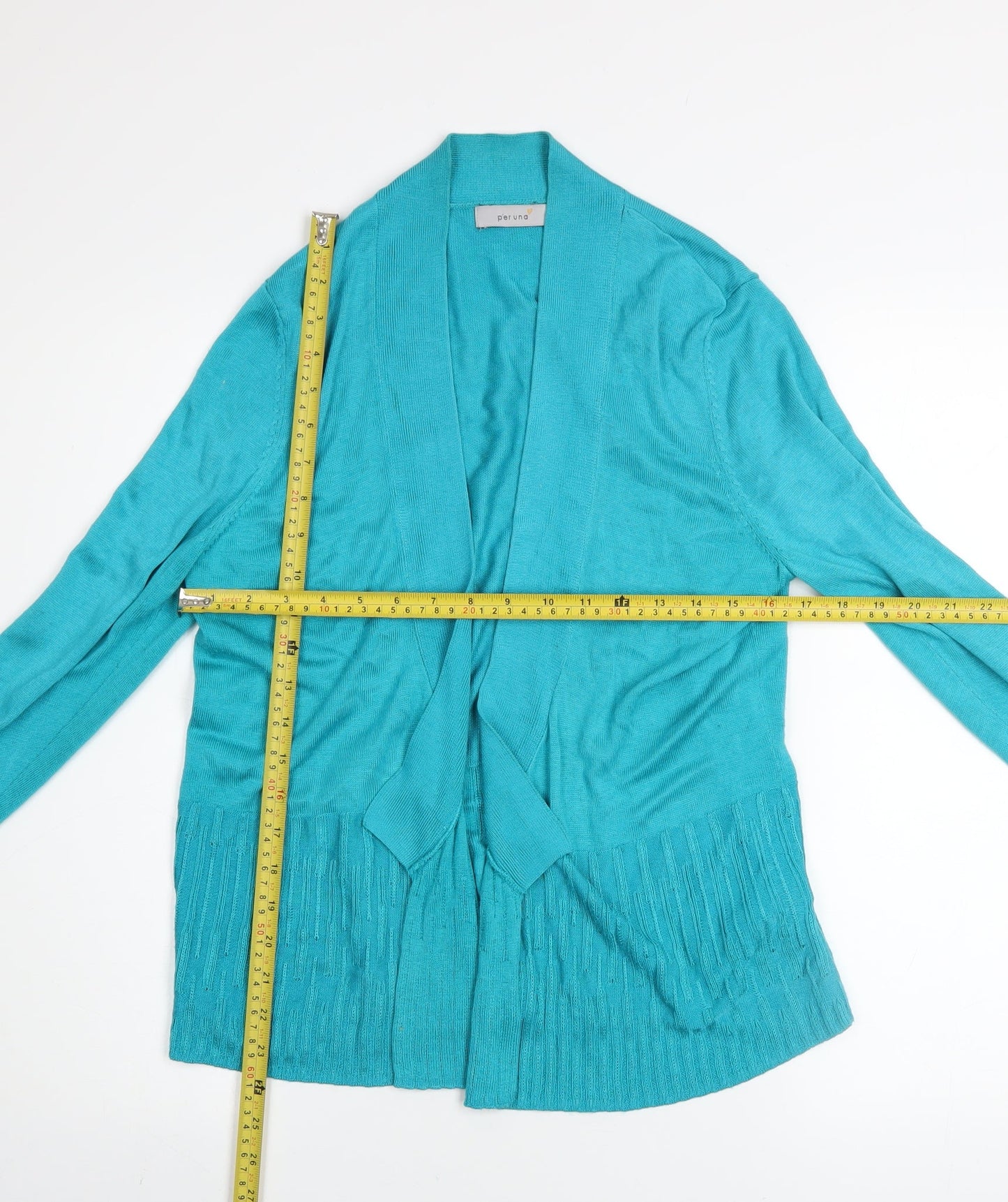 Womens UK Size 14 Marks and Spencer Blue Cardigan Jumper