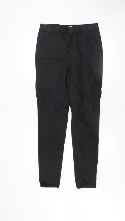 Womens UK Size 14 Gallery Slim Fit Casual Workwear Black Trousers