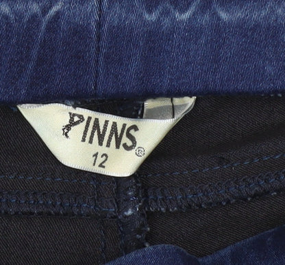 Womens UK Size 12 PINNS Slim Fit Skinny Blue Jeans