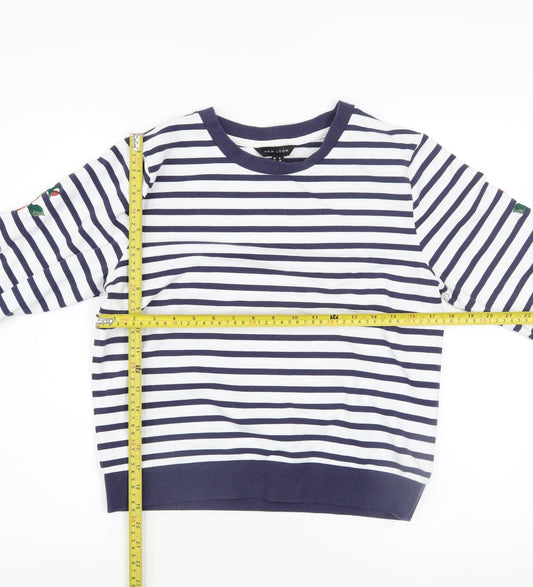 Womens UK Size 8 New Look Blue Pullover Sweatshirt
