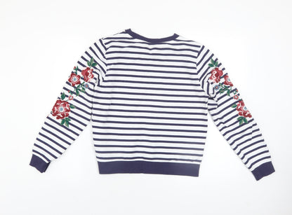 Womens UK Size 8 New Look Blue Pullover Sweatshirt