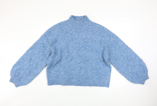 Womens UK Size M VERO MODA Blue Pullover Jumper