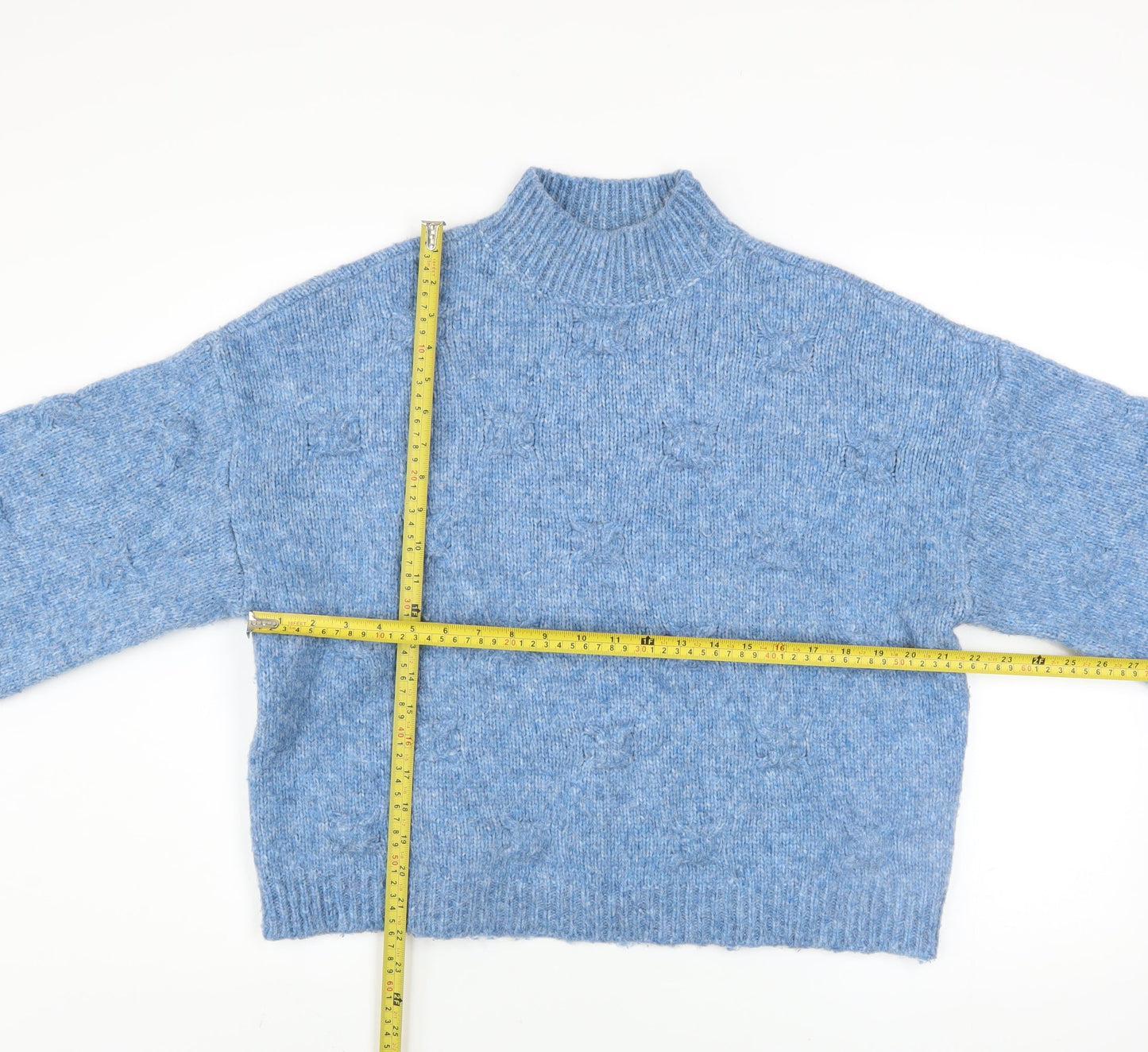 Womens UK Size M VERO MODA Blue Pullover Jumper