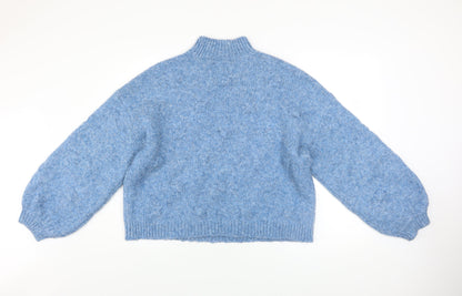 Womens UK Size M VERO MODA Blue Pullover Jumper