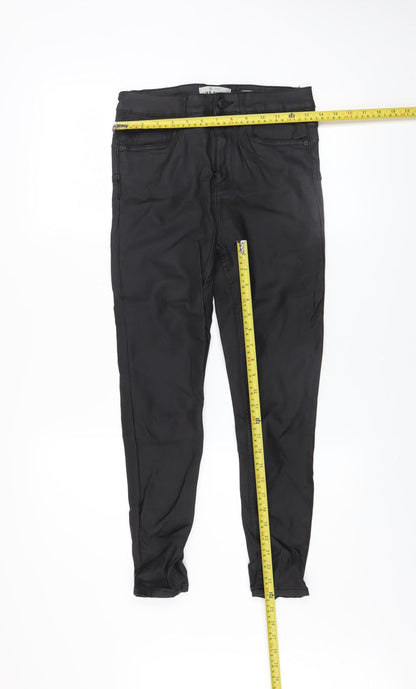 Womens UK Size 10 New Look Slim Fit Jegging Black Trousers