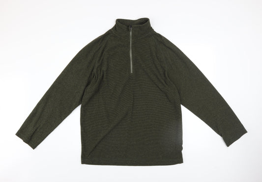 Mens UK Size XL Trespass Green Pullover Sweatshirt