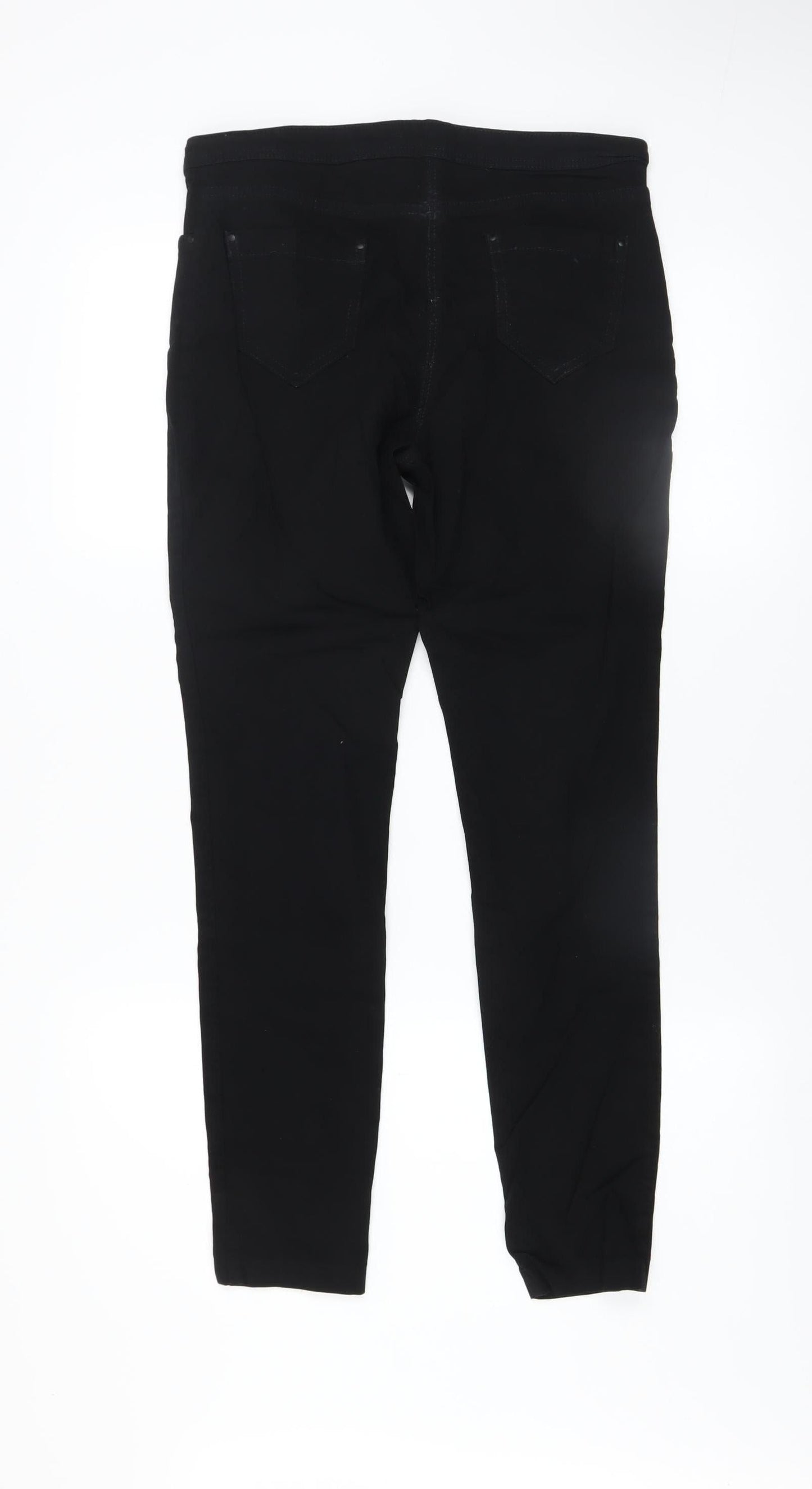Womens UK Size 12 F&F Slim Fit Skinny Black Jeans