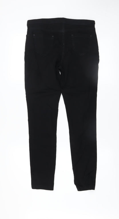 Womens UK Size 12 F&F Slim Fit Skinny Black Jeans