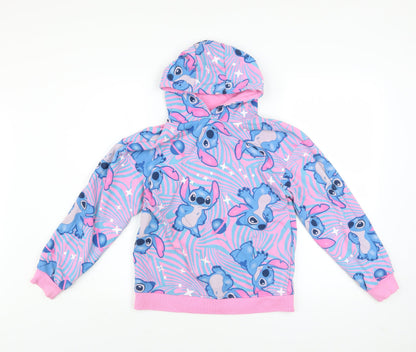 Girls UK Size 11-12 Years Primark Pink Pullover Hoodie