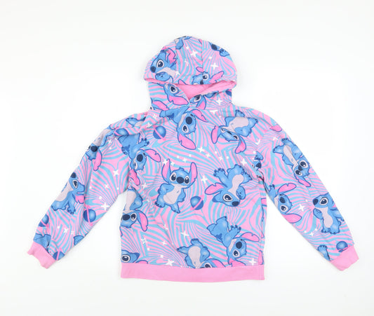 Girls UK Size 11-12 Years Primark Pink Pullover Hoodie