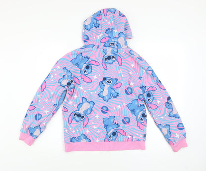 Girls UK Size 11-12 Years Primark Pink Pullover Hoodie