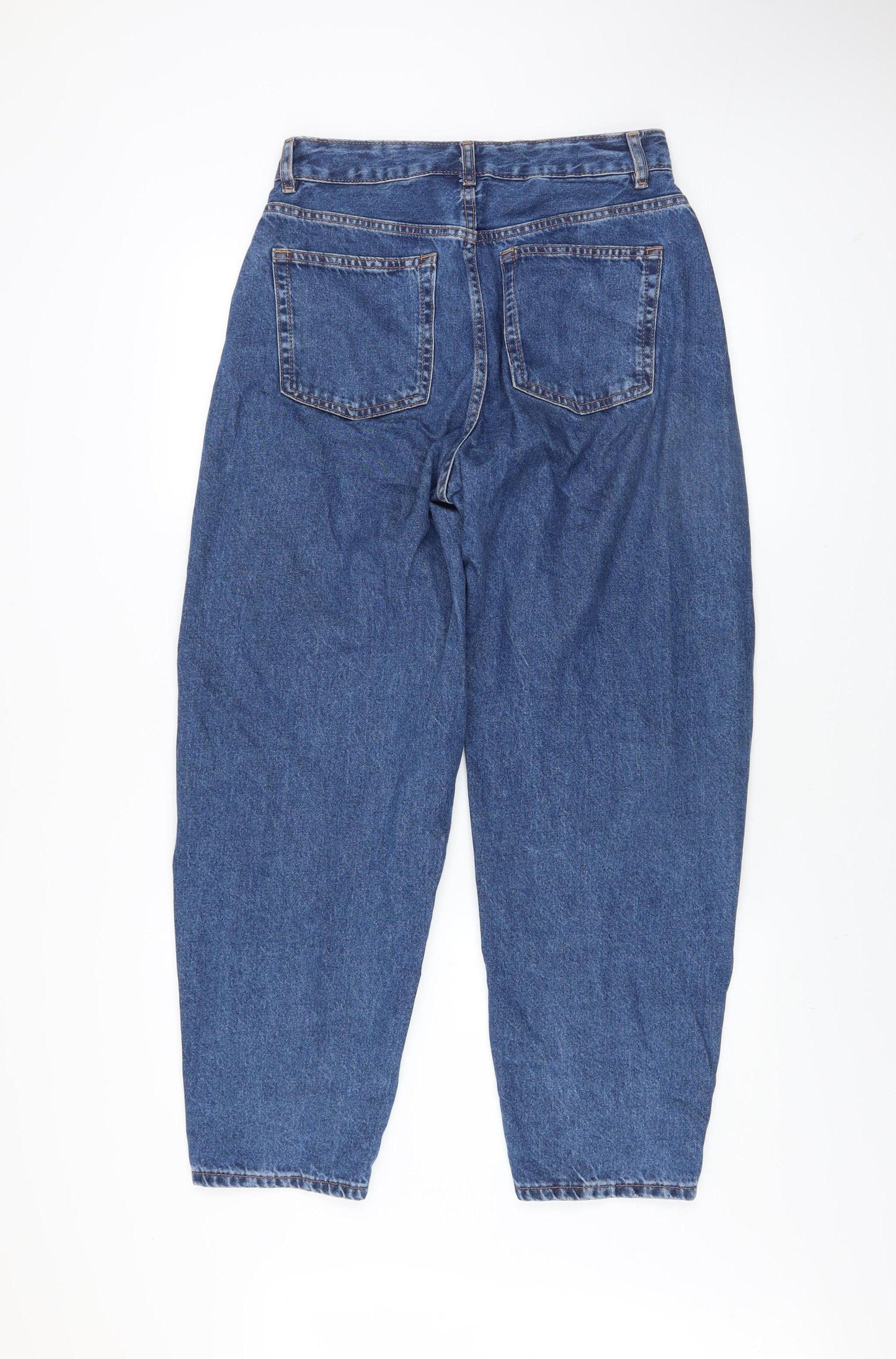 Womens UK Size 8 Primark Relaxed Fit Mom Blue Jeans