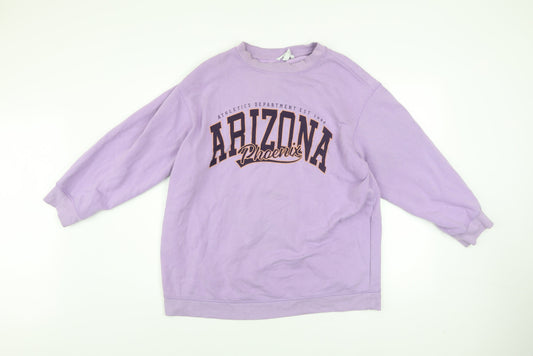 Womens UK Size 14 H&M Purple Pullover Sweatshirt