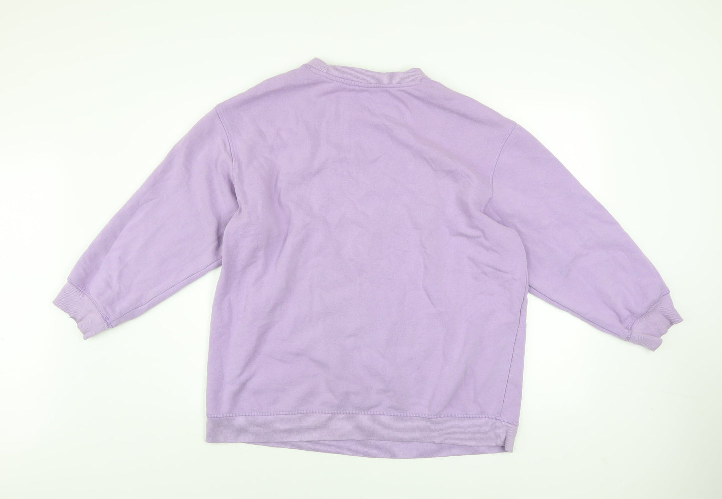 Womens UK Size 14 H&M Purple Pullover Sweatshirt