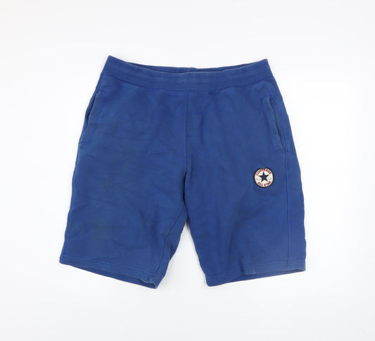 Mens UK Size M Converse Regular Fit Sweat Shorts