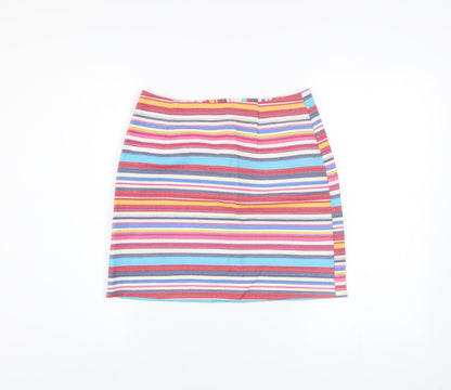 Womens UK Size 8 New Look Straight & Pencil Twill Skirt