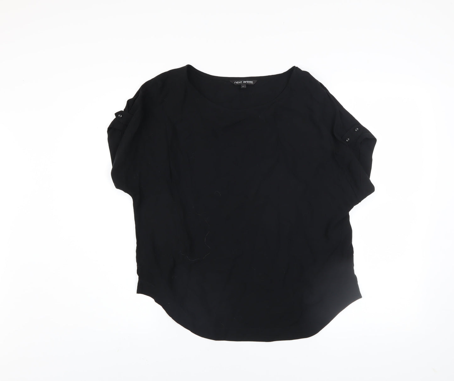 Womens UK Size 8 NEXT Black Basic Blouse
