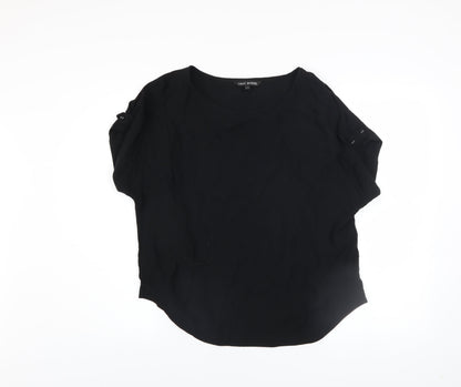 Womens UK Size 8 NEXT Black Basic Blouse