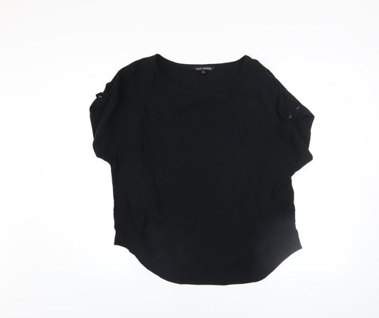 Womens UK Size 8 NEXT Black Basic Blouse