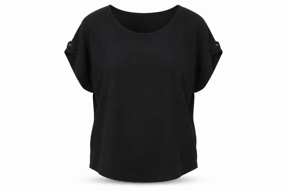 Womens UK Size 8 NEXT Black Basic Blouse
