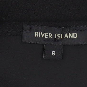 Womens UK Size 8 River Island Black Camisole Tank