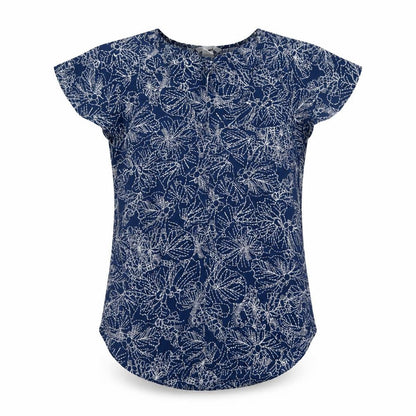 Womens UK Size 6 H&M Blue Basic Blouse