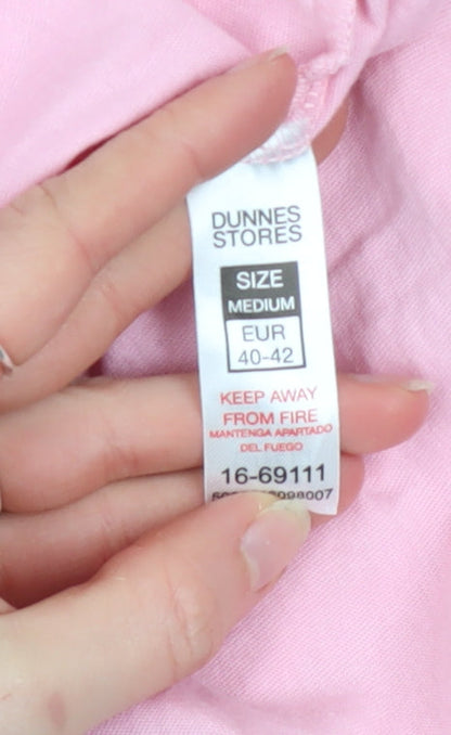 Womens UK Size 12 Dunnes Stores Pink Basic T-Shirt