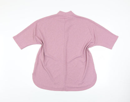 Womens UK Size L Gallery Pink Kimono Blouse