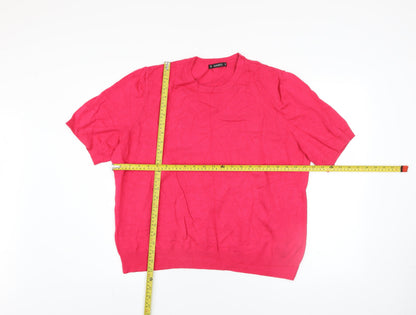 Womens UK Size 2XL Dunnes Stores Pink Pullover Jumper